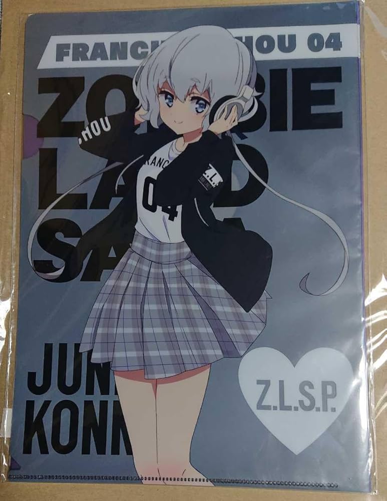 ゾンビランドサガ展限クリアファイルセット　紺野純子　水野愛　二階堂サキ　源さくら ゾンビランドサガ展限クリアファイルセット 紺野純子 水野愛
